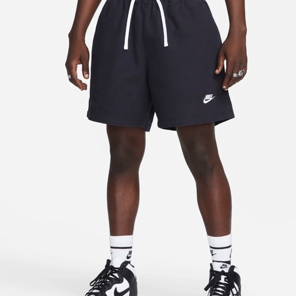 Nike Men's Woven Washed Flow Shorts Black - Picture 1 of 5
